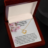 Para la Madre que Siempre Está Ahí para mi. Collar Para Mamá Nudo de Amor (LoveKnot) Jewelry ShineOn Fulfillment 