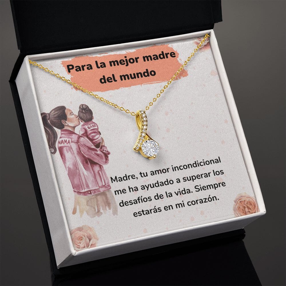 Para la mejor madre del mundo - Collar Alluring Beauty - Día de las Madres Jewelry ShineOn Fulfillment 