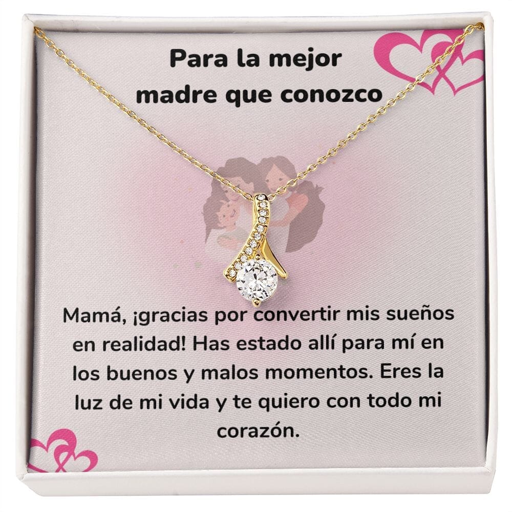 Para la mejor madre que conozco - Collar Alluring Beauty - Día de las Madres Jewelry ShineOn Fulfillment <p>Acabado en Oro Amarillo de 18 quilates.</p> Standard Box 