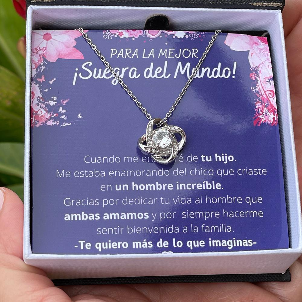 Para la mejor Suegra del Mundo.. ❤️ - Collar Love Knot con Tarjeta Jewelry/LoveKnot 