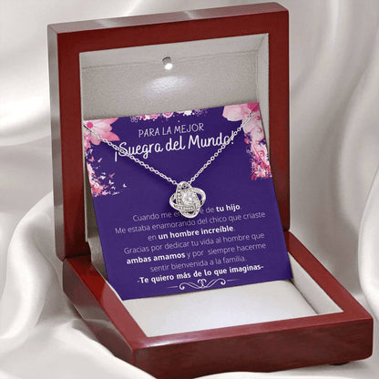Para la mejor Suegra del Mundo.. ❤️ - Collar Love Knot con Tarjeta Jewelry/LoveKnot 