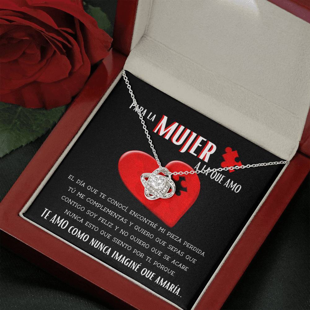 Para la Mujer a la que Amo - Collar Nudo de Amor Jewelry/LoveKnot 