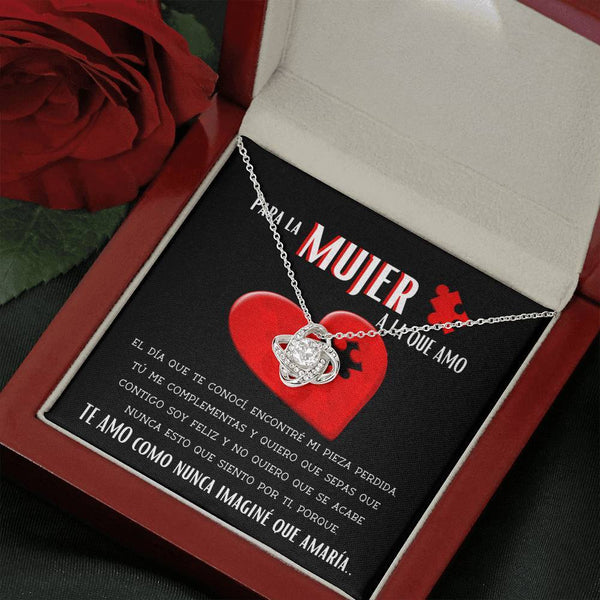 Para la Mujer a la que Amo - Collar Nudo de Amor Jewelry/LoveKnot 