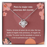 Para la mujer más amorosa del mundo - Collar Love KNot - nudo de amor Jewelry ShineOn Fulfillment Acabado en oro blanco de 14 k Standard Box 