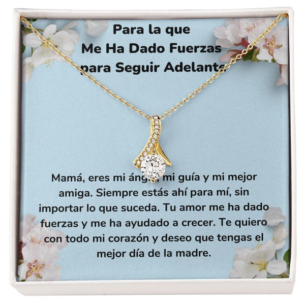 Para la que Me Ha Dado Fuerzas para Seguir Adelante Collar Belleza Seductora (Alluring Beauty) Para Mamá Jewelry/AlluringBeauty Acabado en Oro Amarillo de 18 quilates Standard Box 