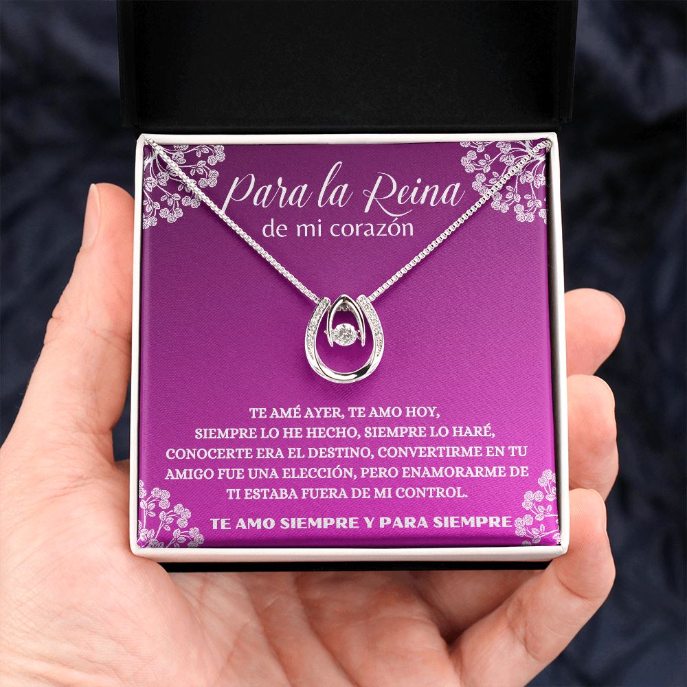 Para la Reina de mi Corazón - Collar afortunada en el amor - **NUEVO** Jewelry 