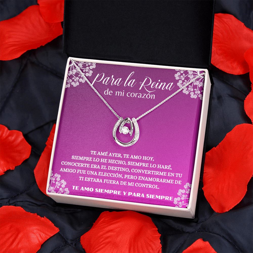 Para la Reina de mi Corazón - Collar afortunada en el amor - **NUEVO** Jewelry 