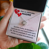 Para mi Admirable Madre- Collar Para Mamá Nudo de Amor (LoveKnot) Jewelry ShineOn Fulfillment 