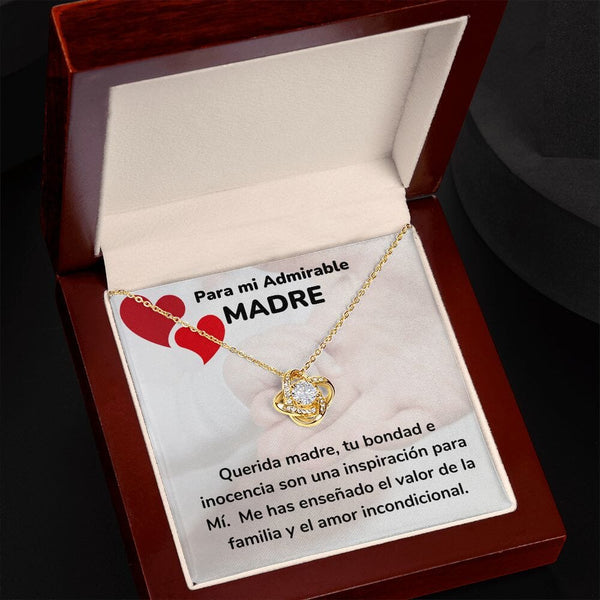 Para mi Admirable Madre- Collar Para Mamá Nudo de Amor (LoveKnot) Jewelry/LoveKnot 