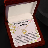 Para mi Aliada en la Vida - Collar para Mamá (Nudo de Amor) Love Knot Jewelry ShineOn Fulfillment 