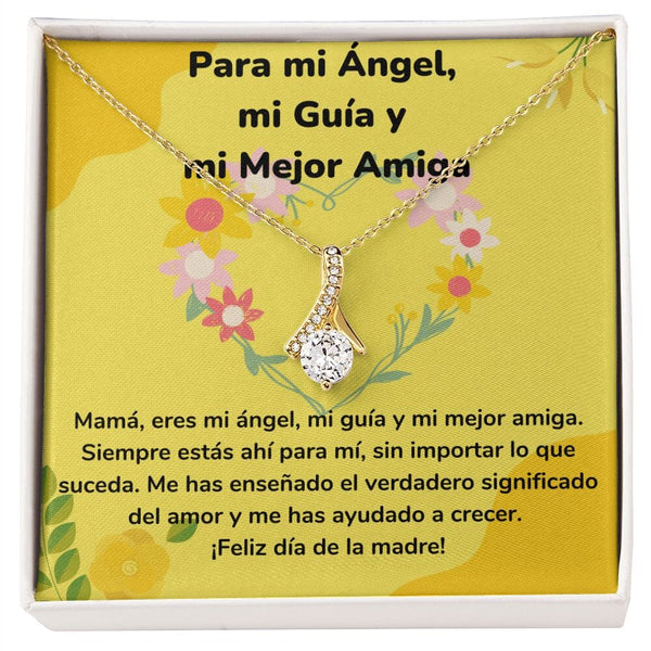 Para mi Ángel, mi Guía y mi Mejor Amiga Collar Belleza Seductora (Alluring Beauty) Para Mamá Jewelry ShineOn Fulfillment <p>Acabado en Oro Amarillo de 18 quilates</p> Standard Box 