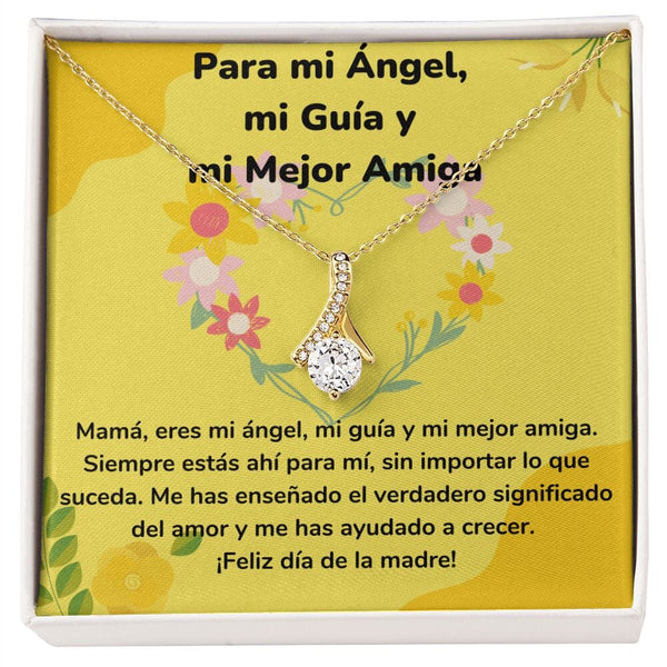 Para mi Ángel, mi Guía y mi Mejor Amiga Collar Belleza Seductora (Alluring Beauty) Para Mamá Jewelry/AlluringBeauty Acabado en Oro Amarillo de 18 quilates Standard Box 