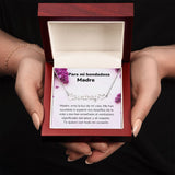 Para mi Bondadosa Madre Collar Personalizado Con Nombre Corazón - Mamá Jewelry/NameNecklaceHeart Acero inoxidable pulido Luxury Box 