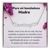Para mi Bondadosa Madre Collar Personalizado Con Nombre Corazón - Mamá Jewelry/NameNecklaceHeart 