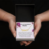 Para mi Bondadosa Madre Collar Personalizado Con Nombre Corazón - Mamá Jewelry/NameNecklaceHeart Acabado en Oro Amarillo de 18 quilates Standard Box 