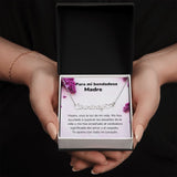 Para mi Bondadosa Madre Collar Personalizado Con Nombre Corazón - Mamá Jewelry/NameNecklaceHeart Acero inoxidable pulido Standard Box 