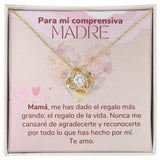 Para mi Comprensiva Madre -Collar para Mamá (Nudo de Amor) Love Knot Jewelry ShineOn Fulfillment Acabado en Oro Amarillo de 18 quilates. Cajita estándar (GRATIS) 