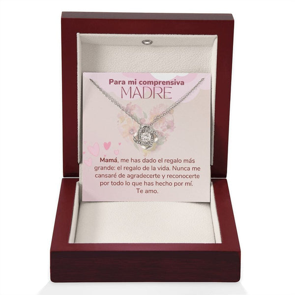 Para mi Comprensiva Madre -Collar para Mamá (Nudo de Amor) Love Knot Jewelry/LoveKnot 
