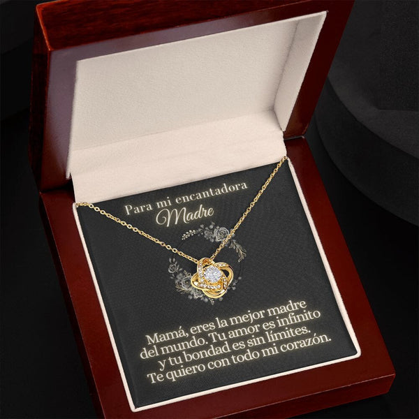 Para mi Encantadora Madre - Collar Love Knot Nudo de amor - Para Mamá Jewelry/LoveKnot 