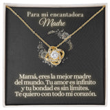 Para mi Encantadora Madre - Collar Love Knot Nudo de amor - Para Mamá Jewelry ShineOn Fulfillment <p>Acabado en Oro Amarillo de 18 quilates.</p> Standard Box 