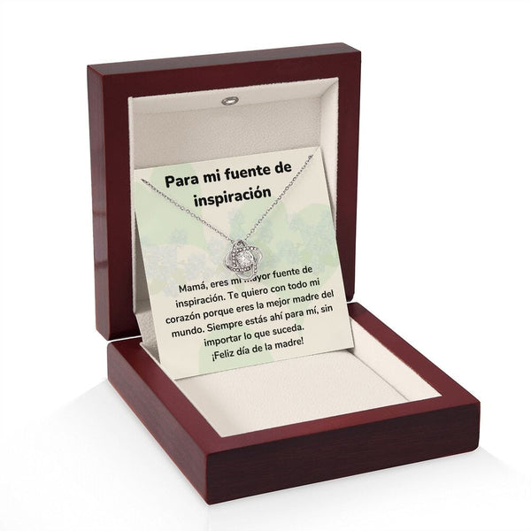 Para mi fuente de inspiración - Collar para Mamá (Nudo de Amor) Love Knot Jewelry/LoveKnot 