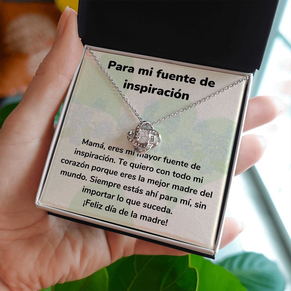 Para mi fuente de inspiración - Collar para Mamá (Nudo de Amor) Love Knot Jewelry/LoveKnot 