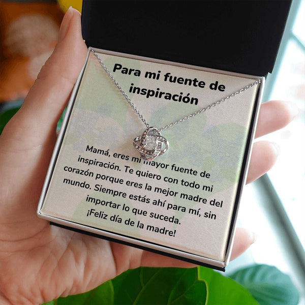 Para mi fuente de inspiración - Collar para Mamá (Nudo de Amor) Love Knot Jewelry/LoveKnot 