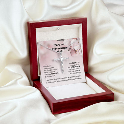 Para mi Hermosa Hija - Bello Collar Cruz Jewelry 