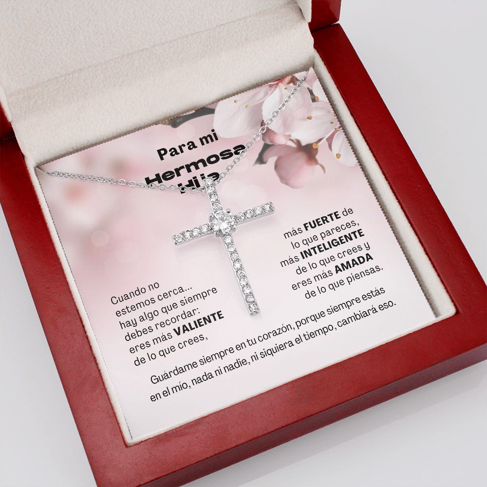 Para mi Hermosa Hija - Bello Collar Cruz Jewelry 