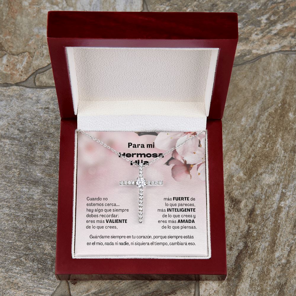 Para mi Hermosa Hija - Bello Collar Cruz Jewelry 