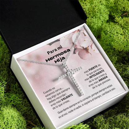 Para mi Hermosa Hija - Bello Collar Cruz Jewelry Standard Box 