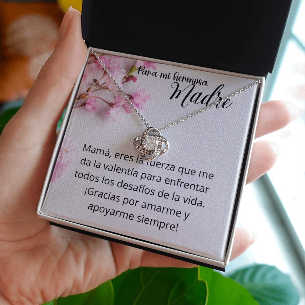 Para mi Hermosa Madre - Collar Para Mamá Nudo de Amor (LoveKnot) Jewelry/LoveKnot 