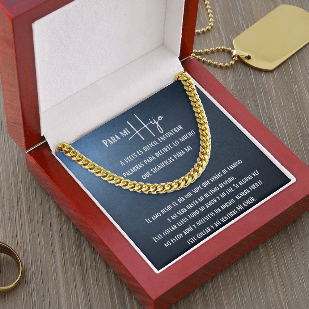 Para mi Hijo - Cadena Cubana Jewelry/CubanLink 