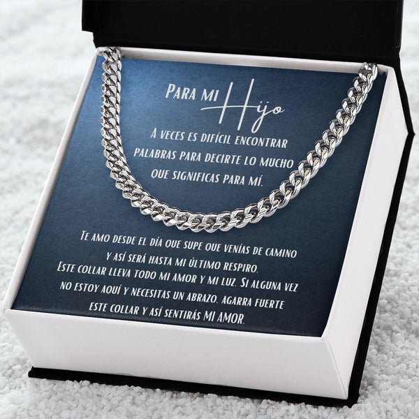 Para mi Hijo - Cadena Cubana Jewelry/CubanLink 