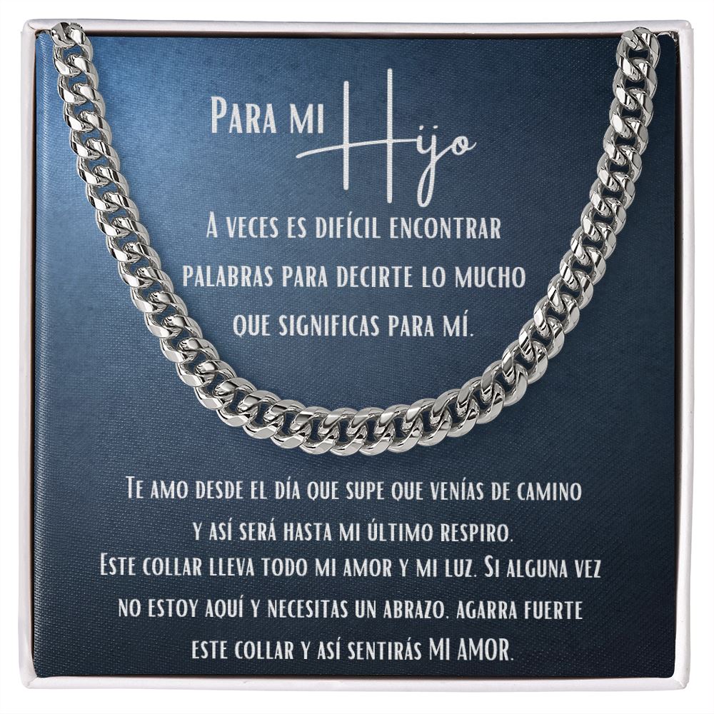 Para mi Hijo - Cadena Cubana Jewelry/CubanLink 
