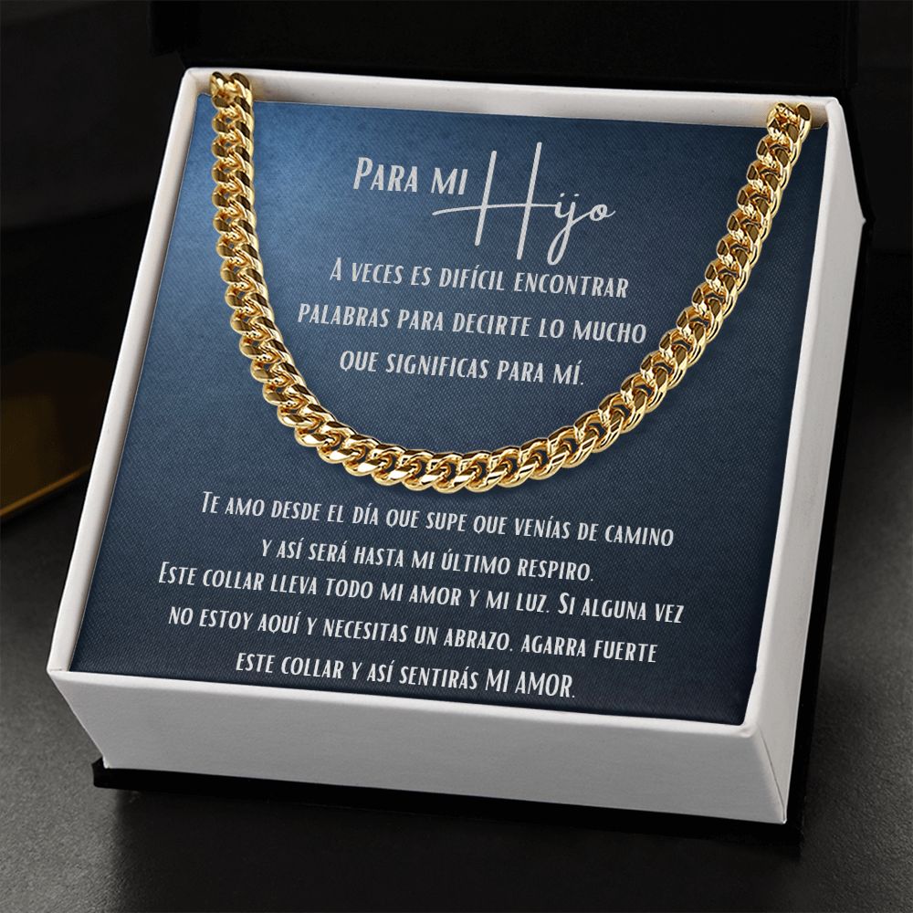 Para mi Hijo - Cadena Cubana Jewelry/CubanLink 