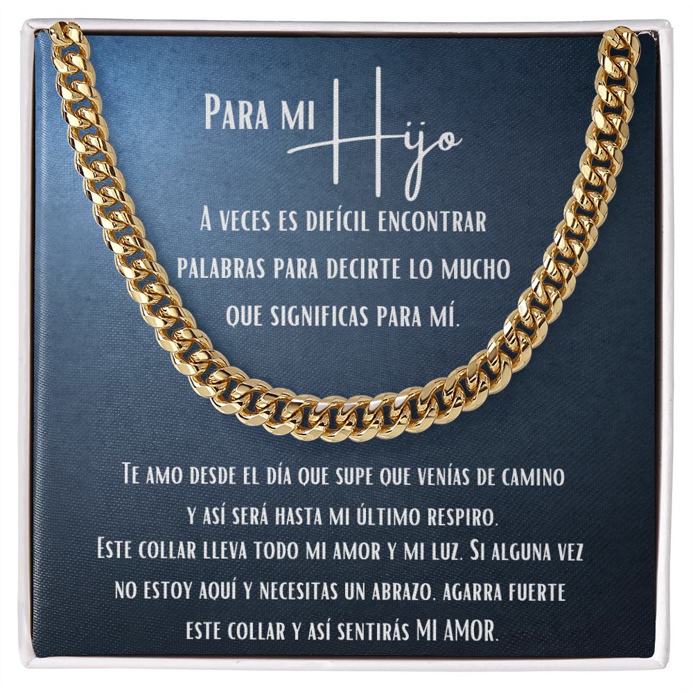 Para mi Hijo - Cadena Cubana Jewelry/CubanLink 