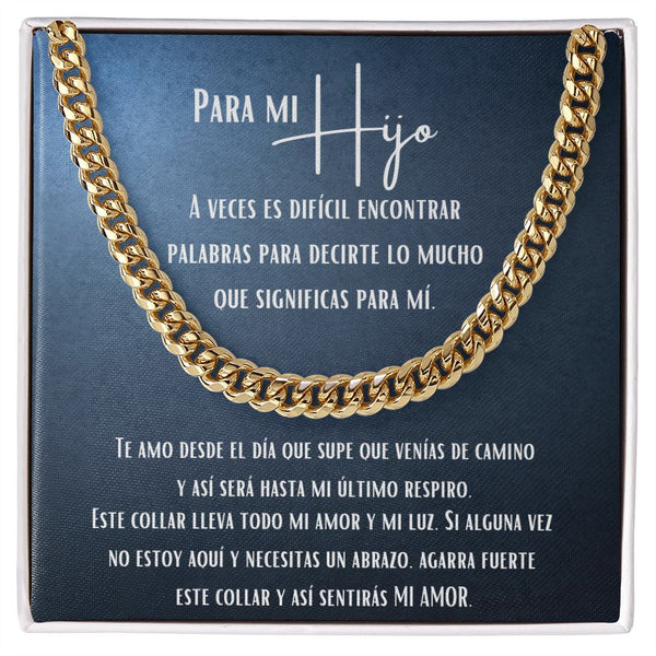 Para mi Hijo - Cadena Cubana Jewelry/CubanLink 