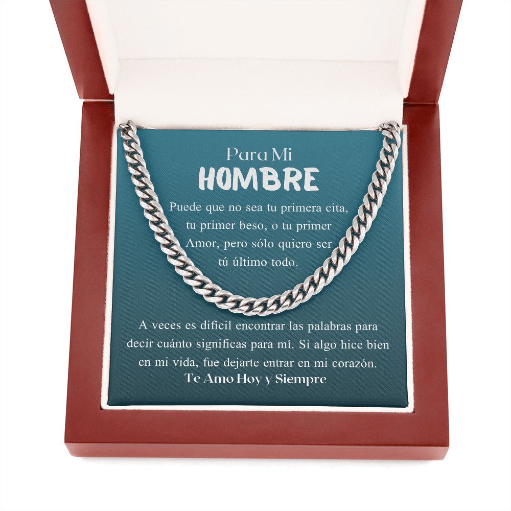Para mi hombre - Cadena Cubana para el Amor de tu vida Jewelry ShineOn Fulfillment 