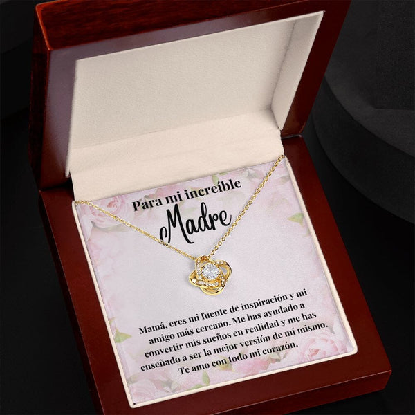 Para mi Increíble Madre - Collar Love Knot Nudo de amor - Para Mamá Jewelry ShineOn Fulfillment 