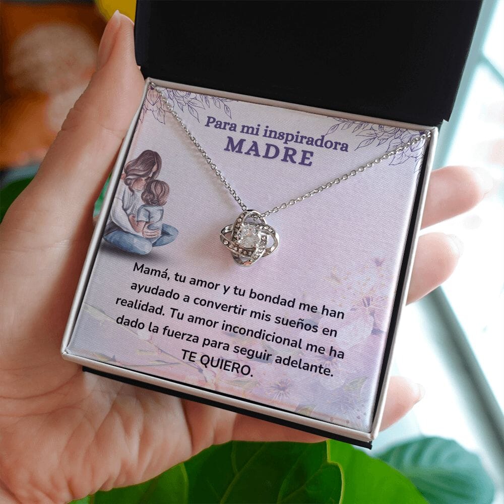 Para mi Inspiradora Madre- Collar Para Mamá Nudo de Amor (LoveKnot) Jewelry/LoveKnot 