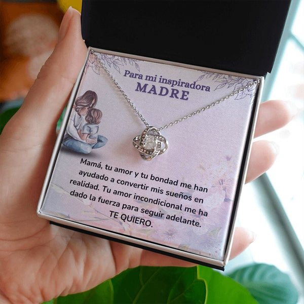 Para mi Inspiradora Madre- Collar Para Mamá Nudo de Amor (LoveKnot) Jewelry/LoveKnot 