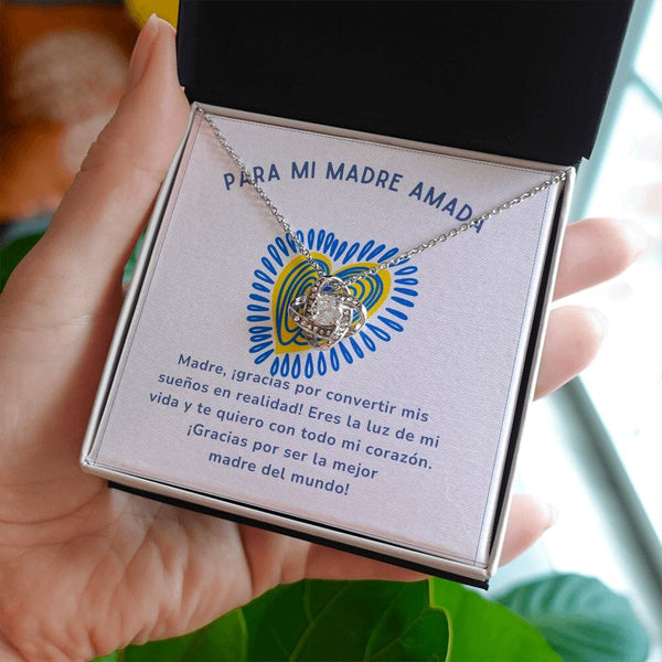 Para mi Madre Amada - Collar para Mamá (Nudo de Amor) Love Knot Jewelry/LoveKnot 