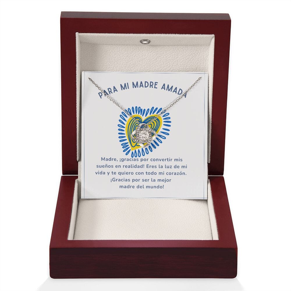 Para mi Madre Amada - Collar para Mamá (Nudo de Amor) Love Knot Jewelry/LoveKnot 