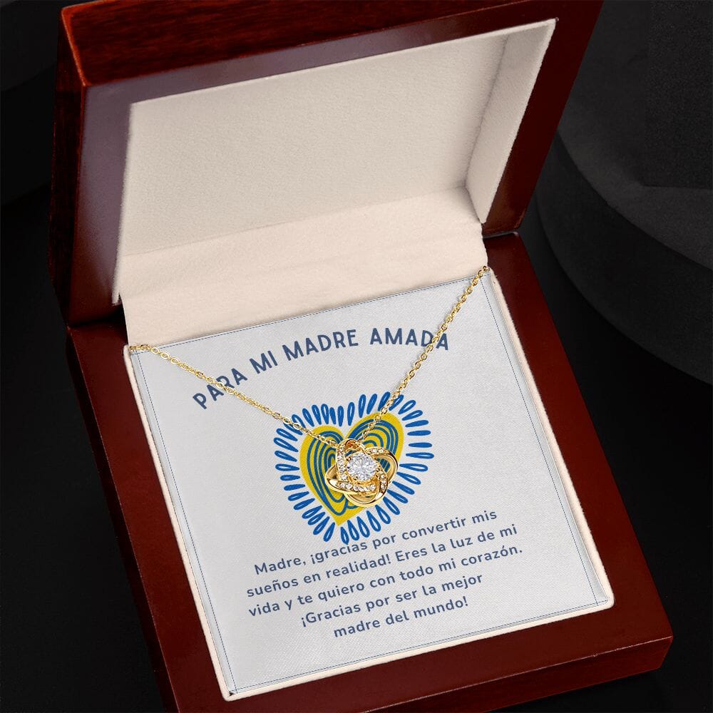 Para mi Madre Amada - Collar para Mamá (Nudo de Amor) Love Knot Jewelry/LoveKnot 