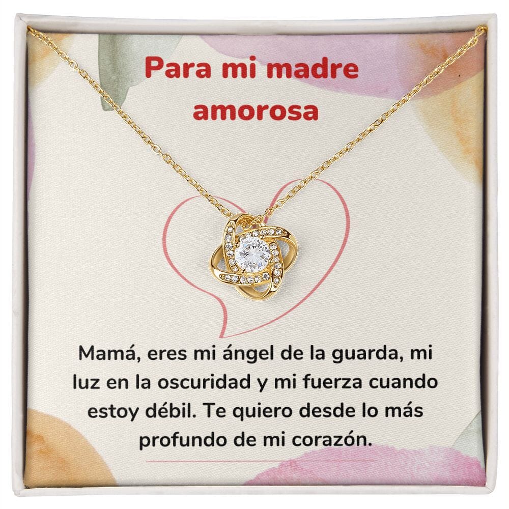 Para mi madre amorosa - Collar Love Knot - Nudo de amor Jewelry ShineOn Fulfillment <p>Acabado en Oro Amarillo de 18 quilates.</p> Standard Box 