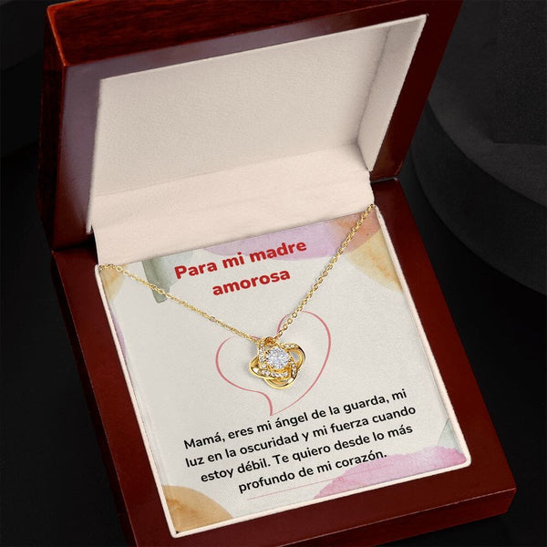 Para mi madre amorosa - Collar Love Knot - Nudo de amor Jewelry ShineOn Fulfillment 