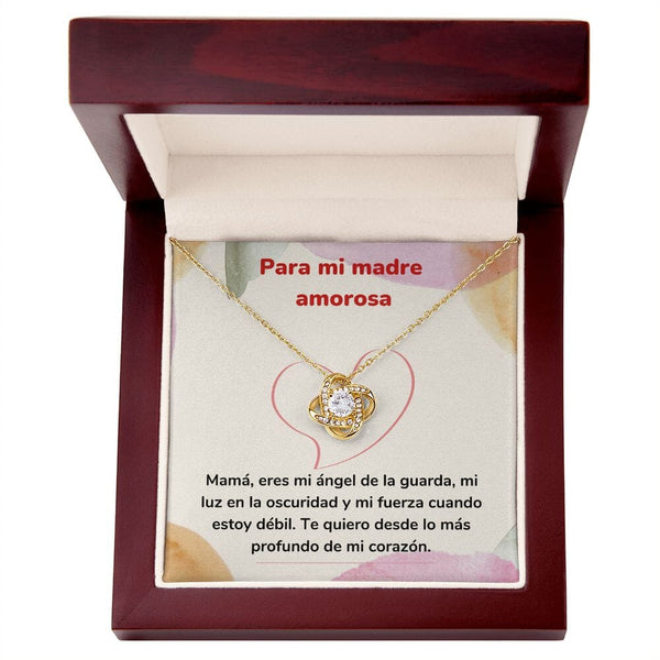 Para mi madre amorosa - Collar Love Knot - Nudo de amor Jewelry ShineOn Fulfillment <p>Acabado en Oro Amarillo de 18 quilates.</p> Luxury Box 