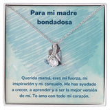 Para mi madre bondadosa- Collar Alluring Beauty - Día de las Madres Jewelry ShineOn Fulfillment Acabado en oro blanco de 14 k Standard Box 