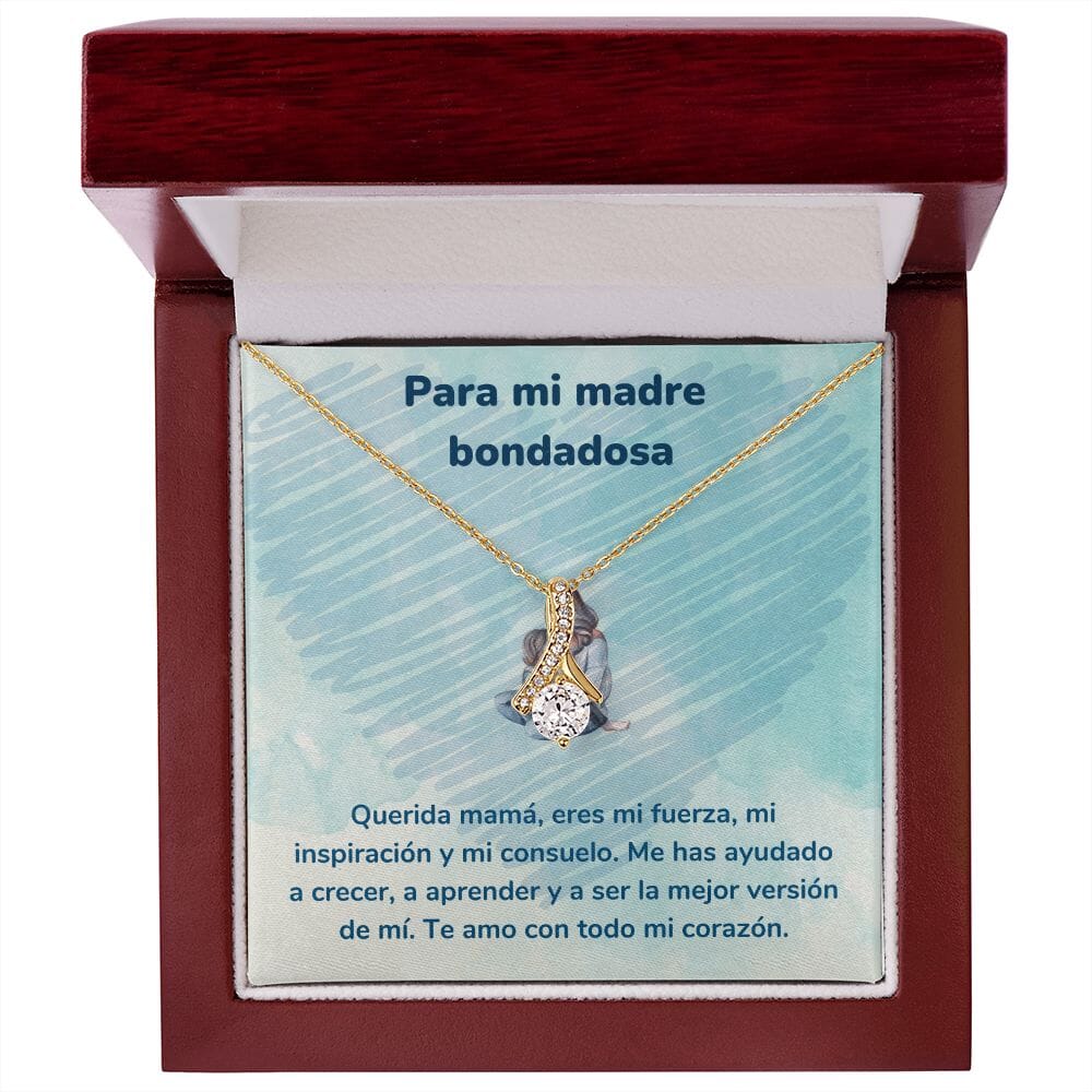 Para mi madre bondadosa- Collar Alluring Beauty - Día de las Madres Jewelry ShineOn Fulfillment <p>Acabado en Oro Amarillo de 18 quilates.</p> Luxury Box 